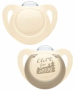 NUK FOR NATURE Chupeta Silicone 0-6M 2 Unidades - Image 2