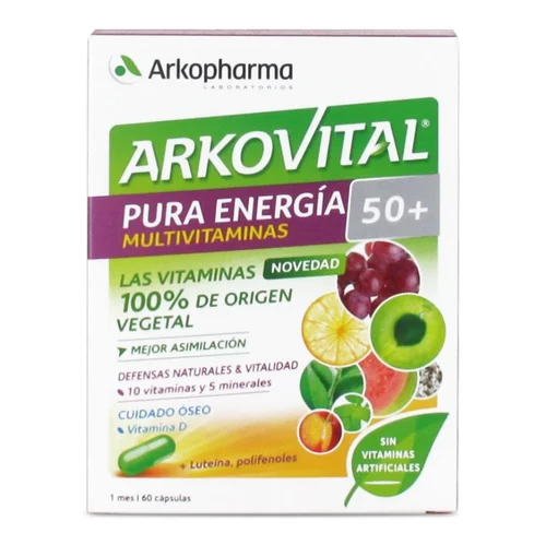 7774950_bf8edc24-1.webp Arkovital Pura Energia 50+ Caps X60 cáps(s) - Image 1